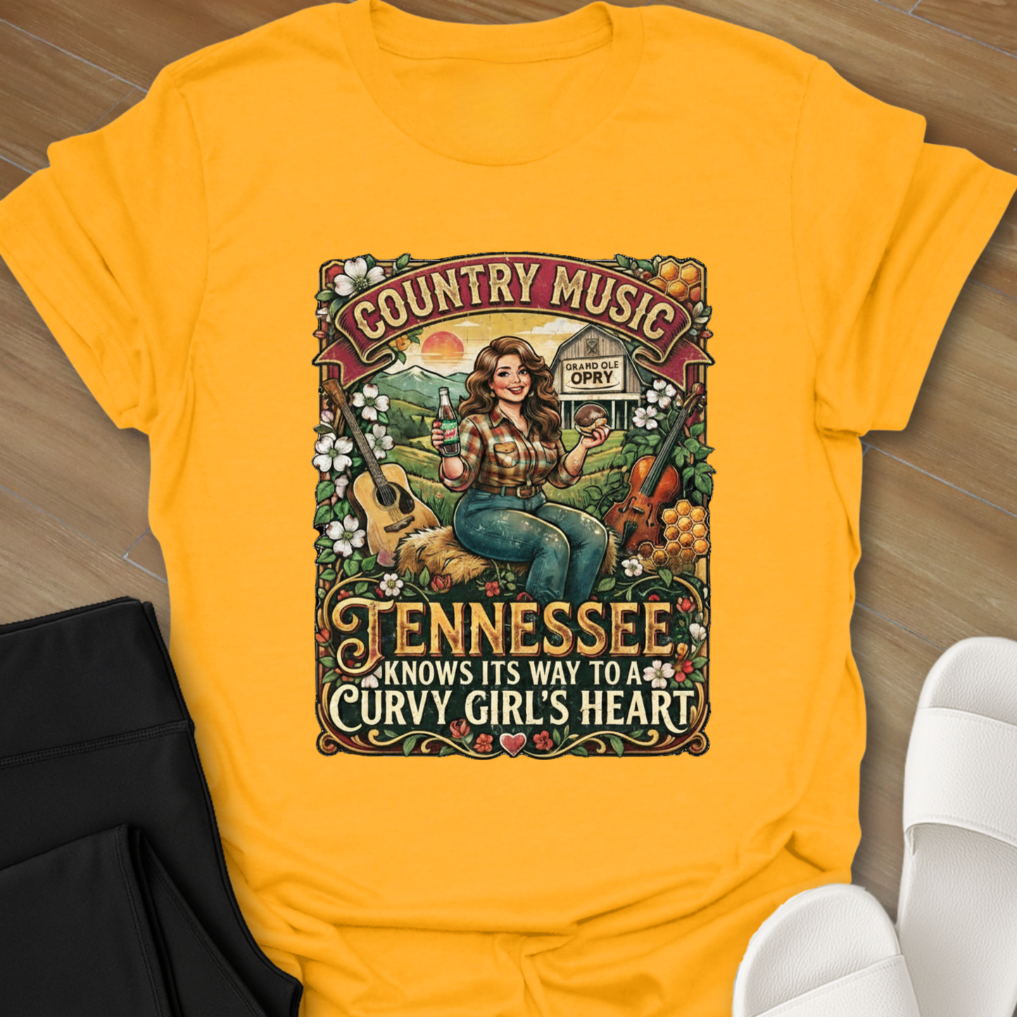 Curvy Girl's Heart T-Shirt
