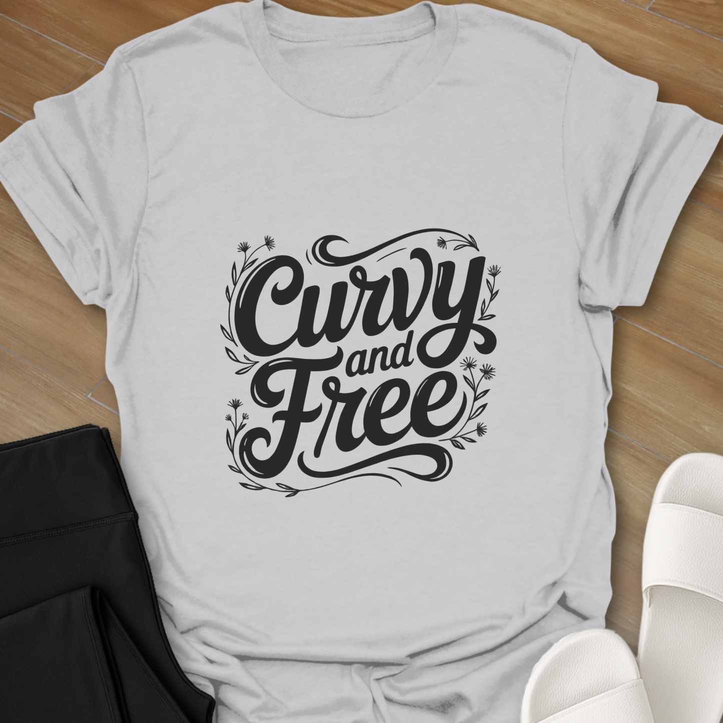 Curvy and Free T-Shirt