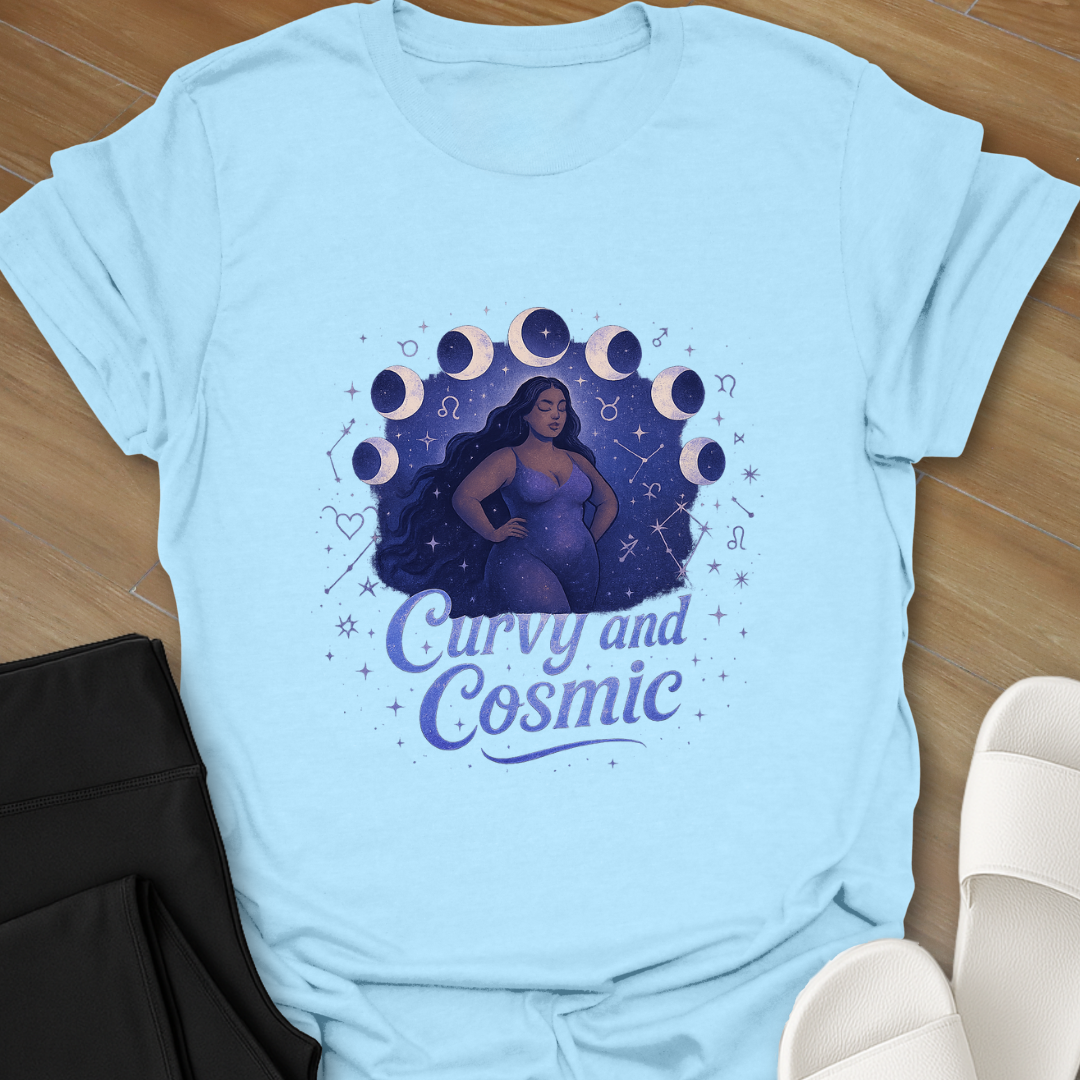 Curvy and Cosmic T-Shirt