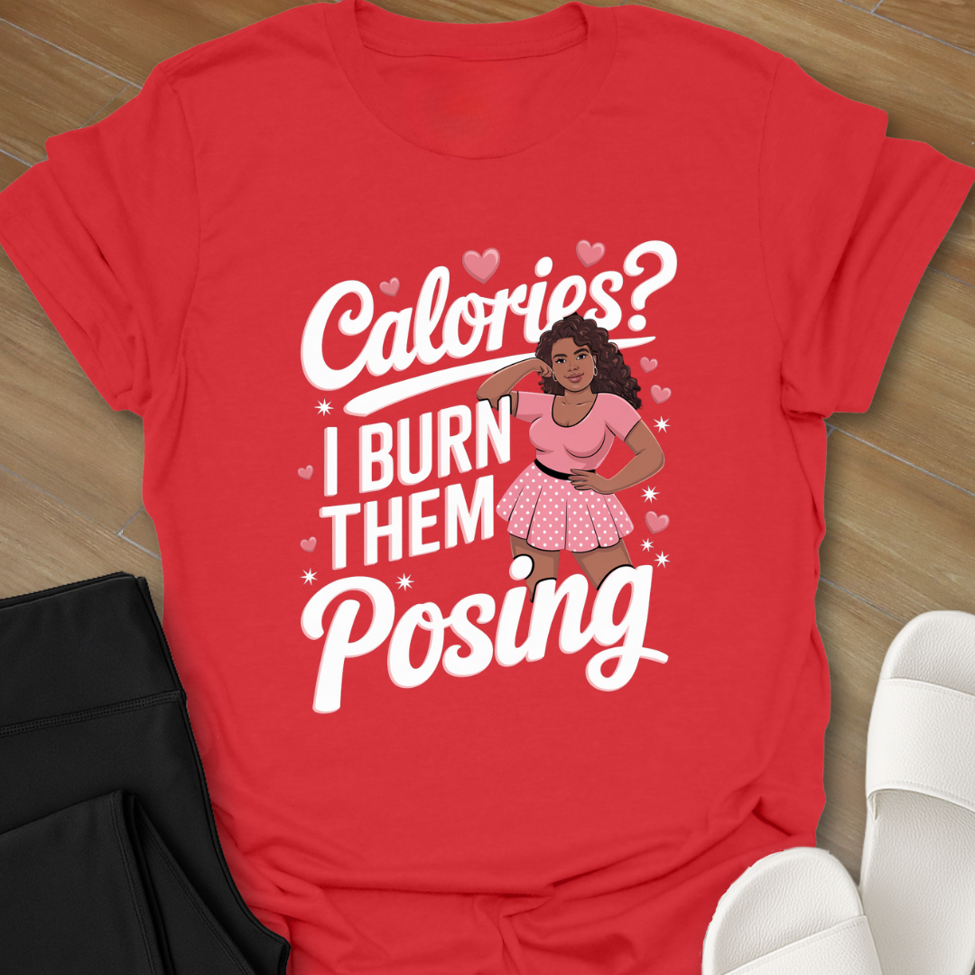 Curvy Girl Posing T-Shirt
