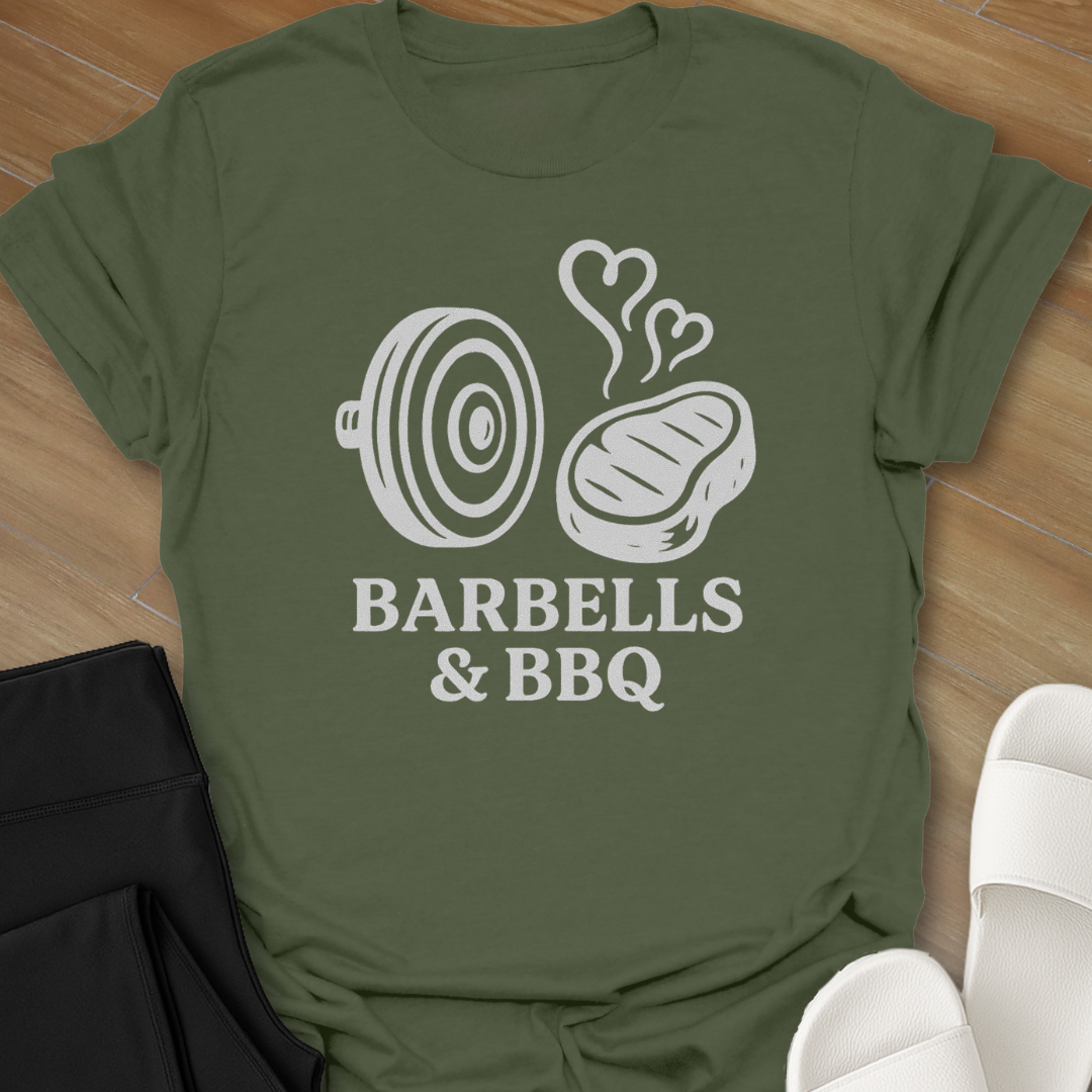Barbells & BBQ T-Shirt