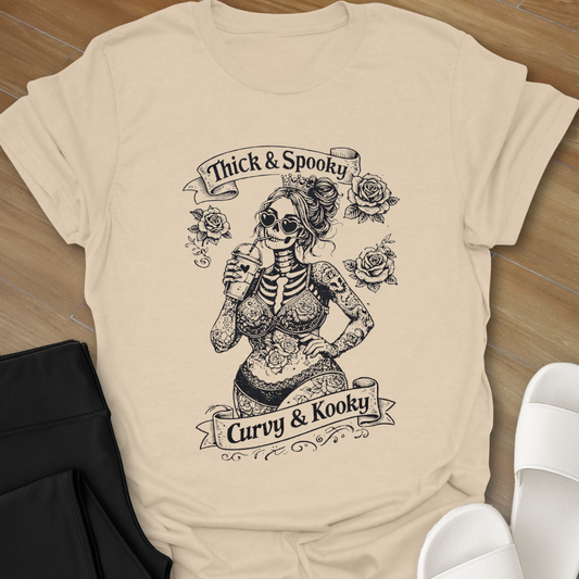 Curvy Girl Thick Tattoo T-Shirt