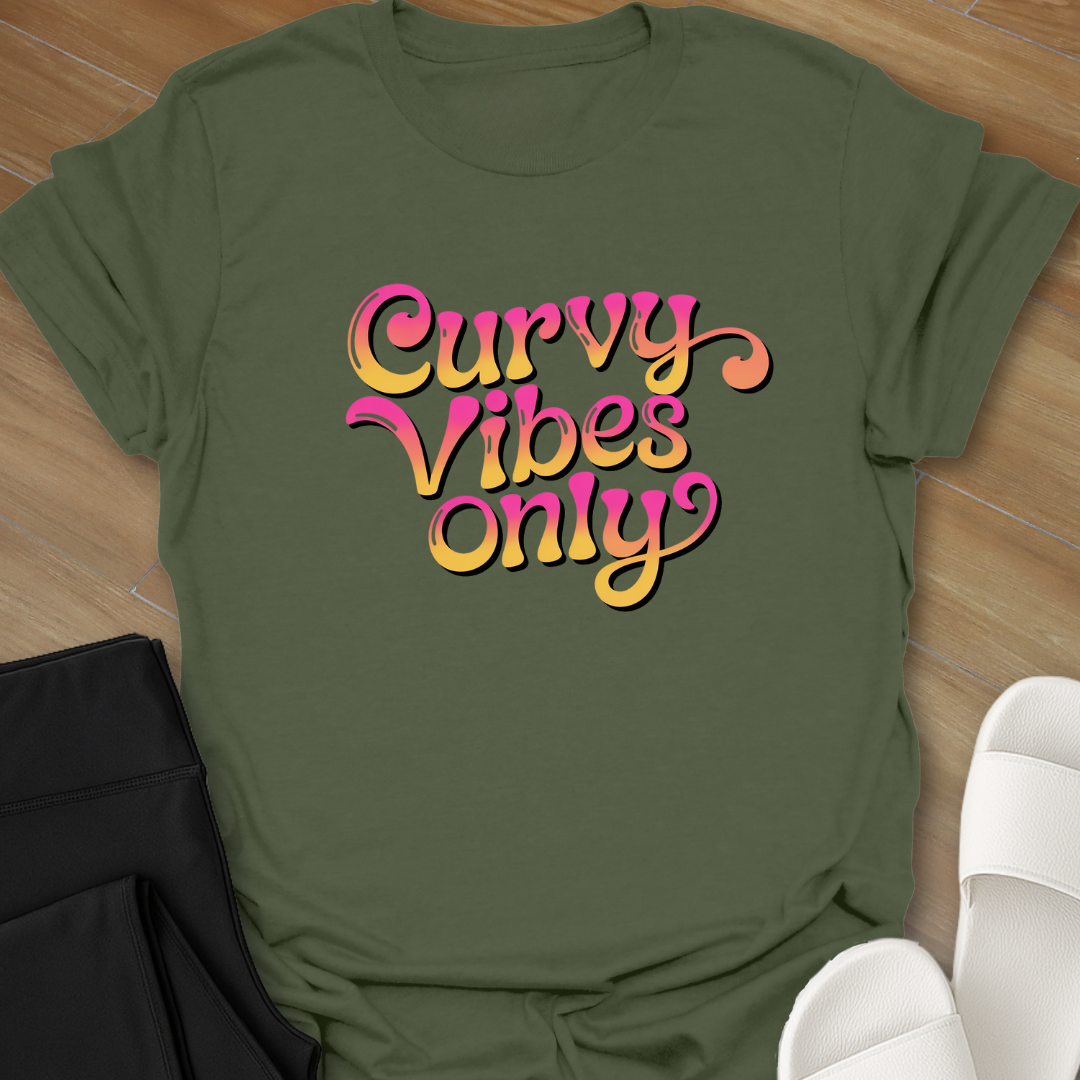 Curvy Vibes Only T-Shirt