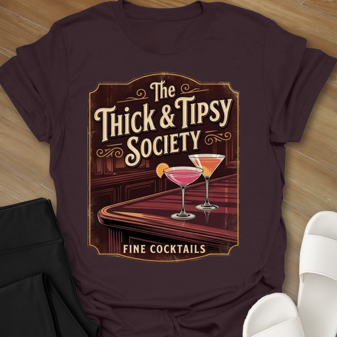 The Thick &Tipsy Society T-Shirt
