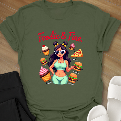 Curvy Foodie & Fine T-Shirt