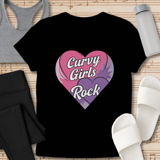 Curvy Hearts T-shirt