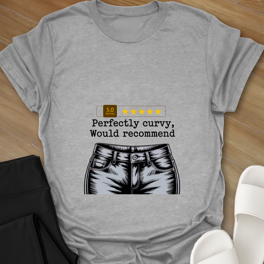Perfectly Curvy 5 Stars T-Shirt