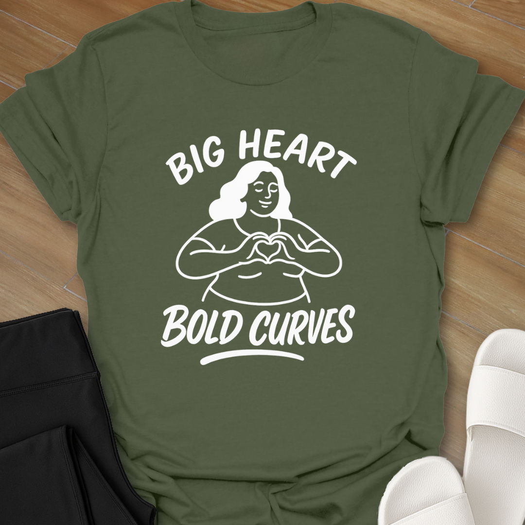 Big Heart, Bold Curves T-Shirt