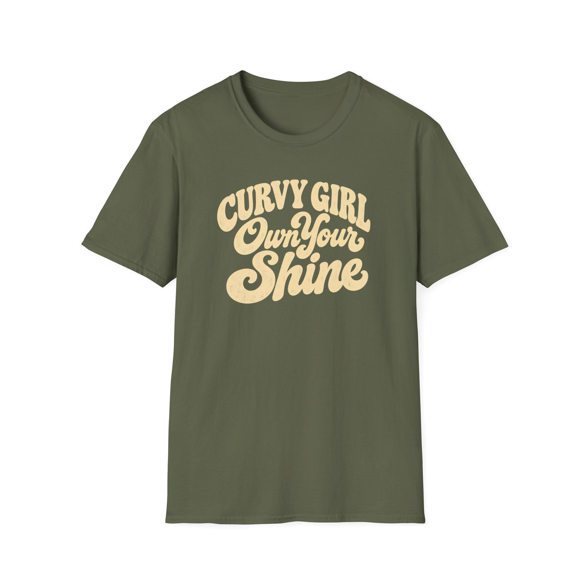 Curvy Girl Own You Shine T-Shirt