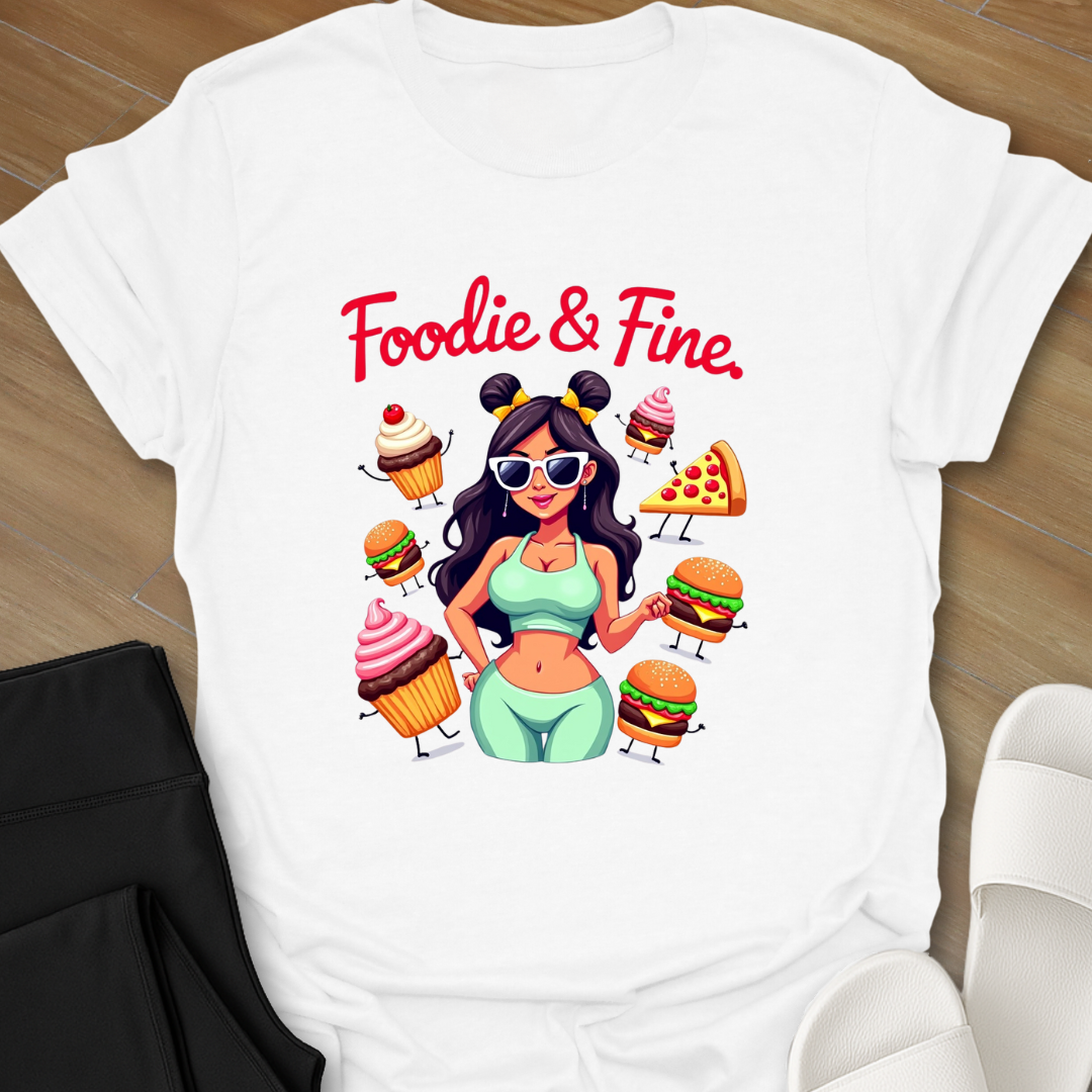 Curvy Foodie & Fine T-Shirt