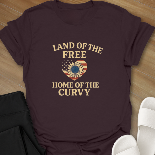 Home Of The Curvy T-Shirt