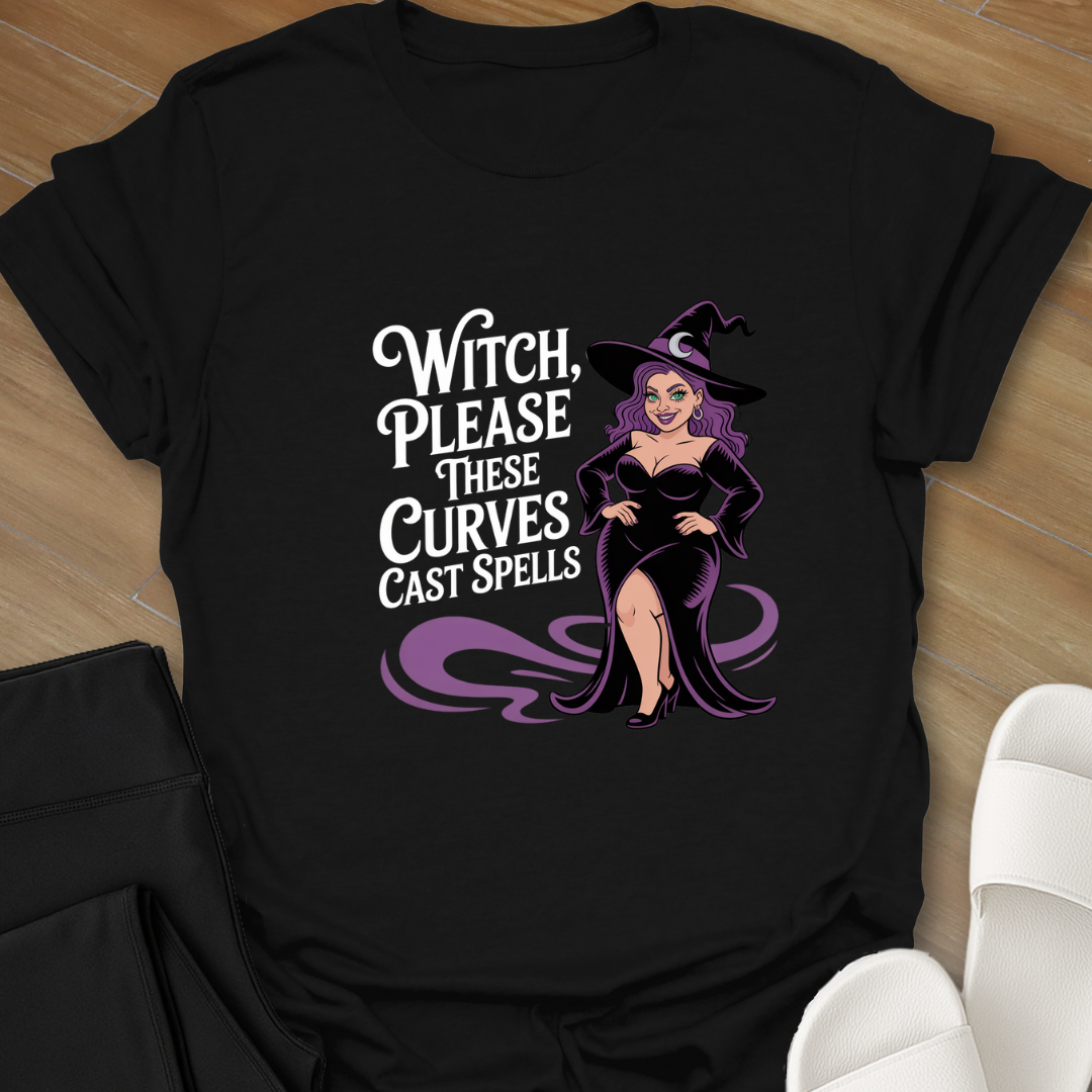 Curves Cast Spells T-Shirt