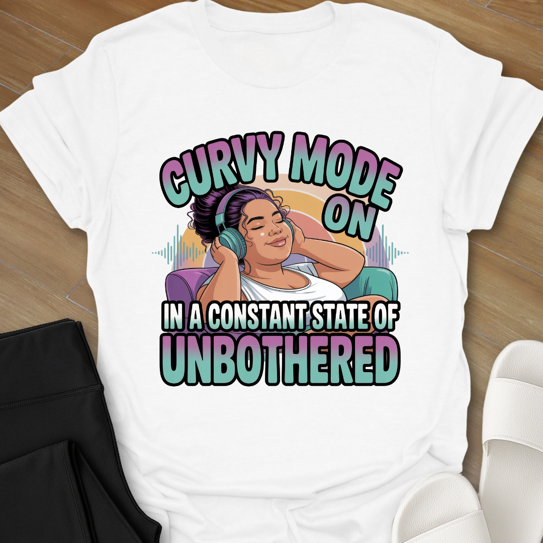Curvy Mode On T-Shirt