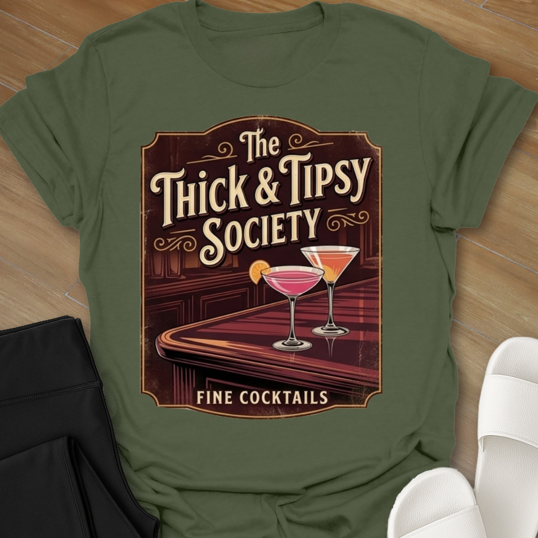 The Thick &Tipsy Society T-Shirt