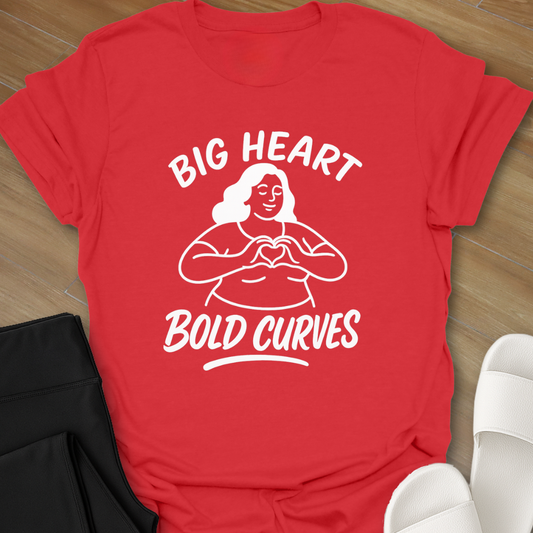 Big Heart, Bold Curves T-Shirt