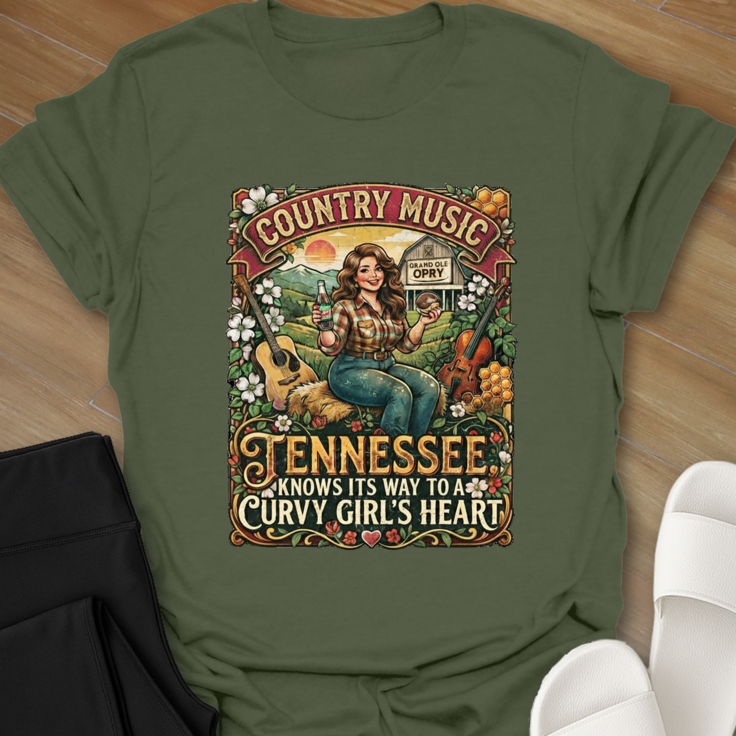 Curvy Girl's Heart T-Shirt