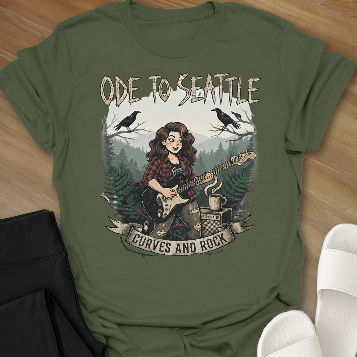 Curves and Rock T-Shirt