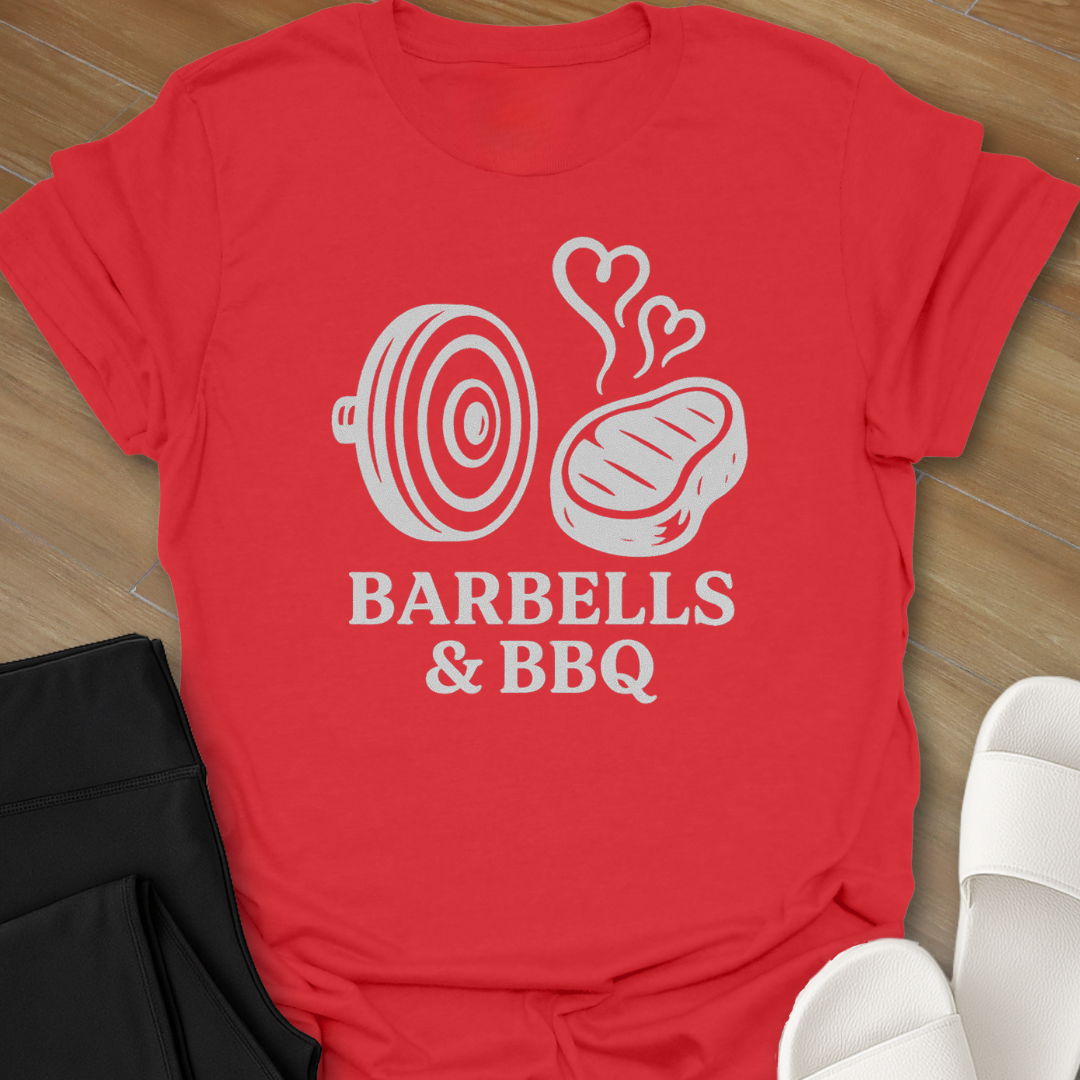 Barbells & BBQ T-Shirt