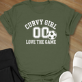 Soccer: Curvy Girl Love The Game T-Shirt