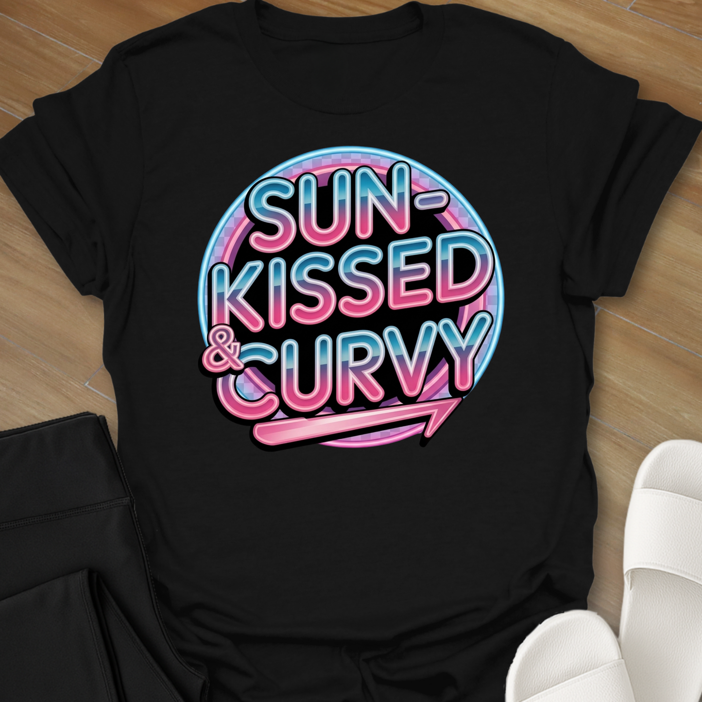 Sun-Kissed and Curvy T-Shirt