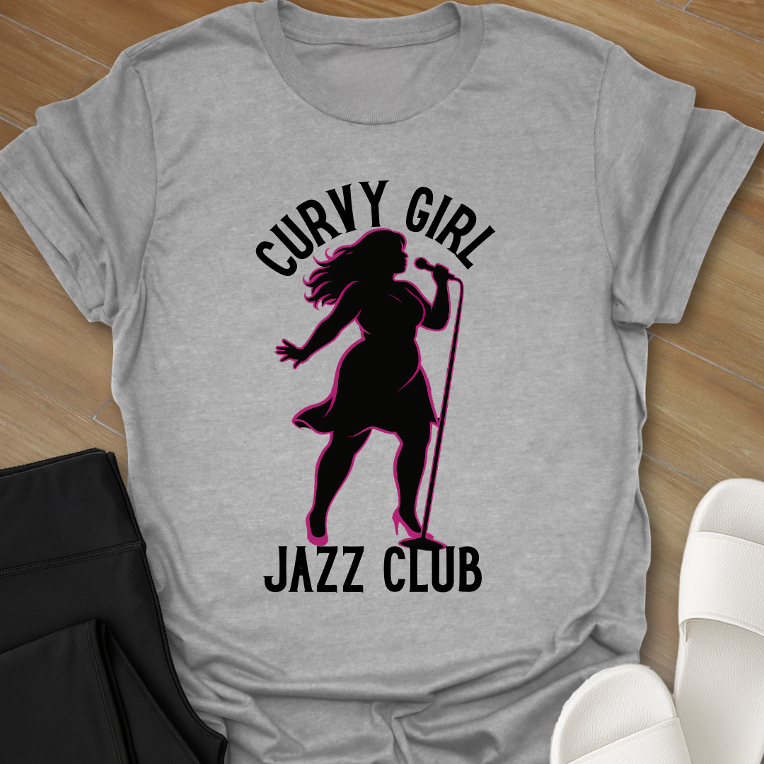 Curvy Girl Jazz Club T-Shirt