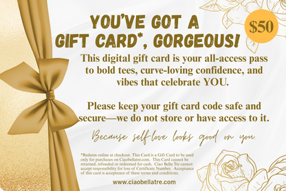 Ciao Bella Tre Gift Card