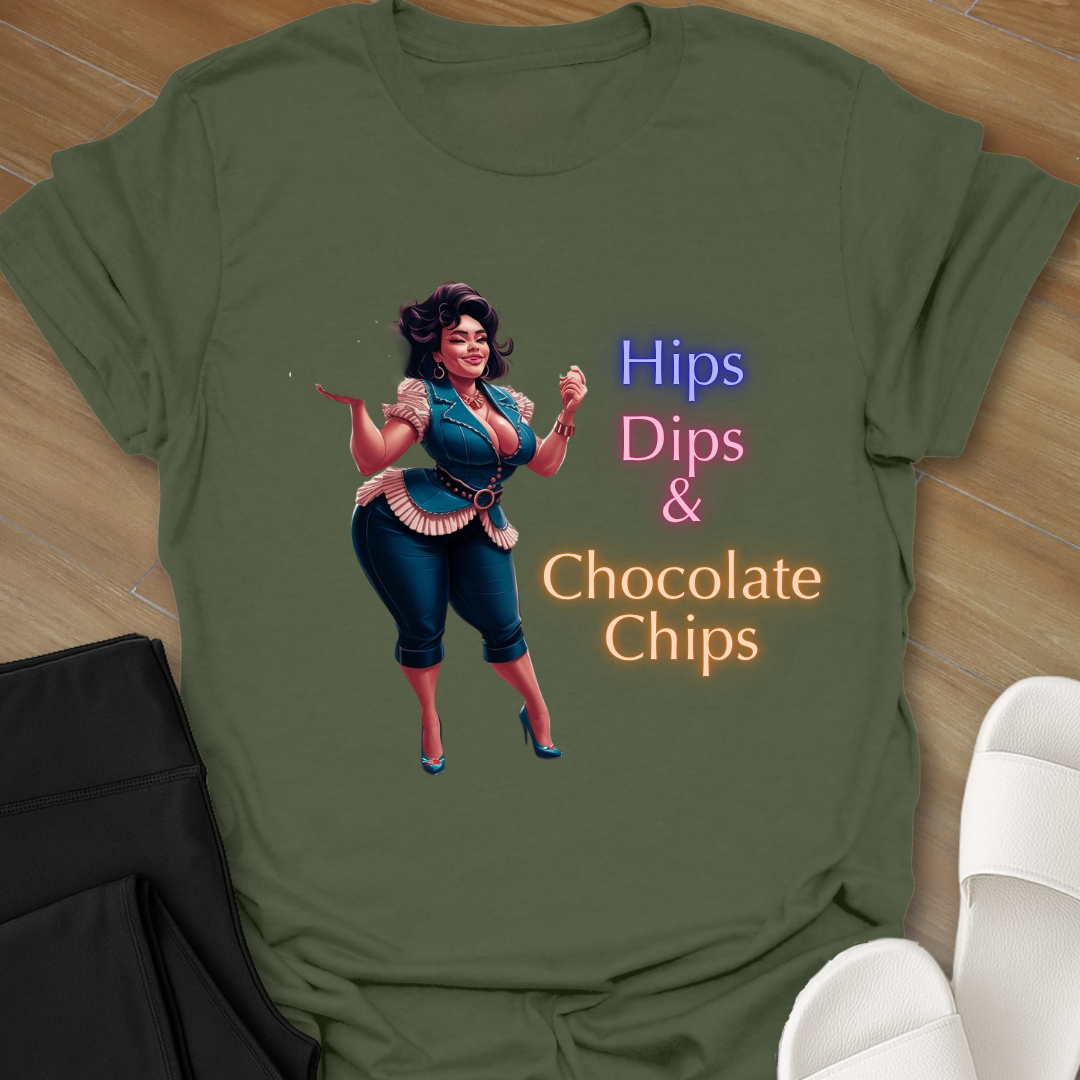 Hips, Dips, & Chocolate Chips T-Shirt