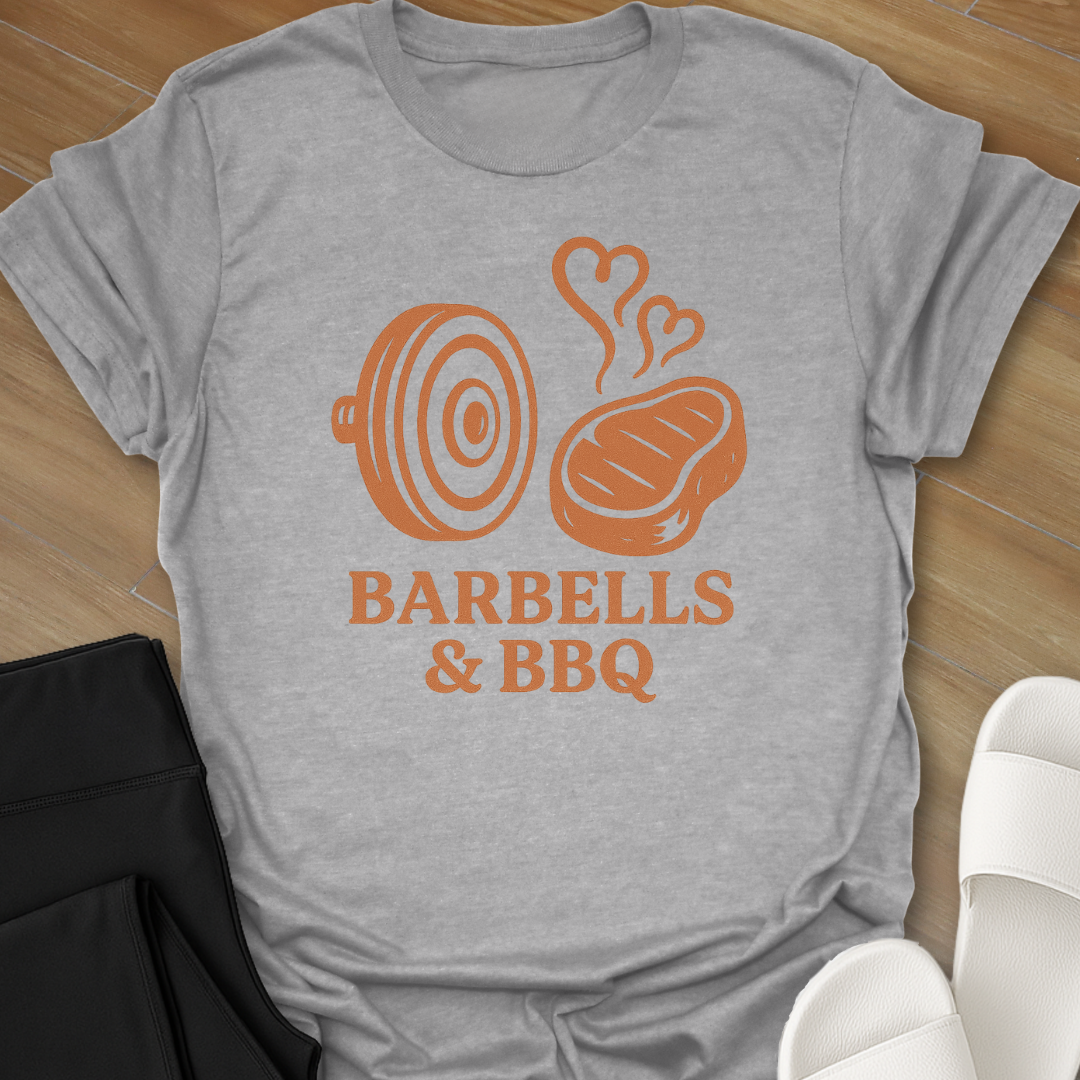 Barbells & BBQ T-Shirt