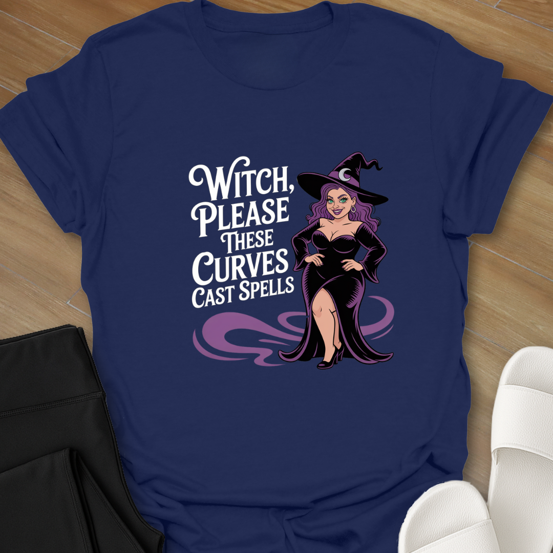 Curves Cast Spells T-Shirt