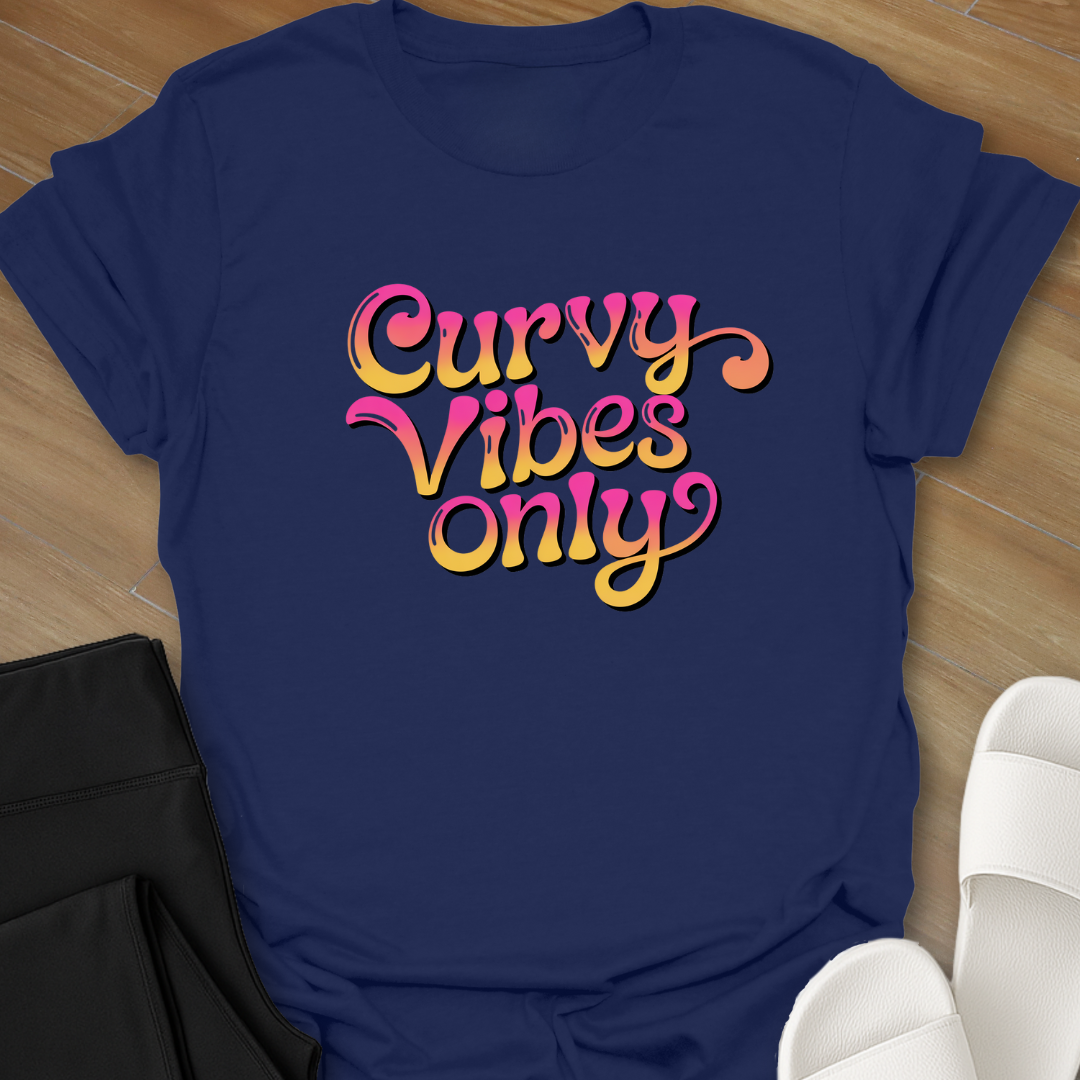 Curvy Vibes Only T-Shirt