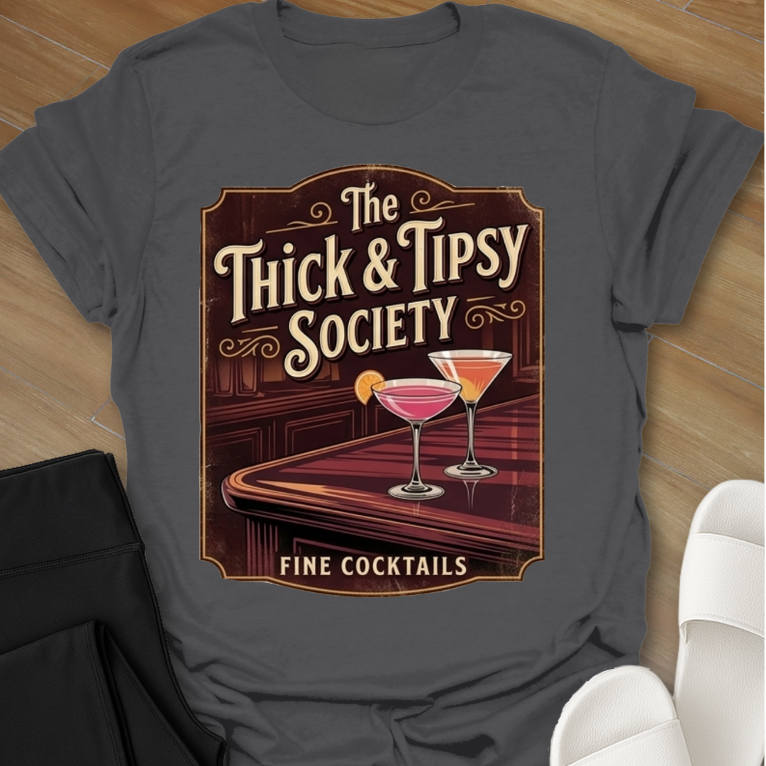 The Thick &Tipsy Society T-Shirt