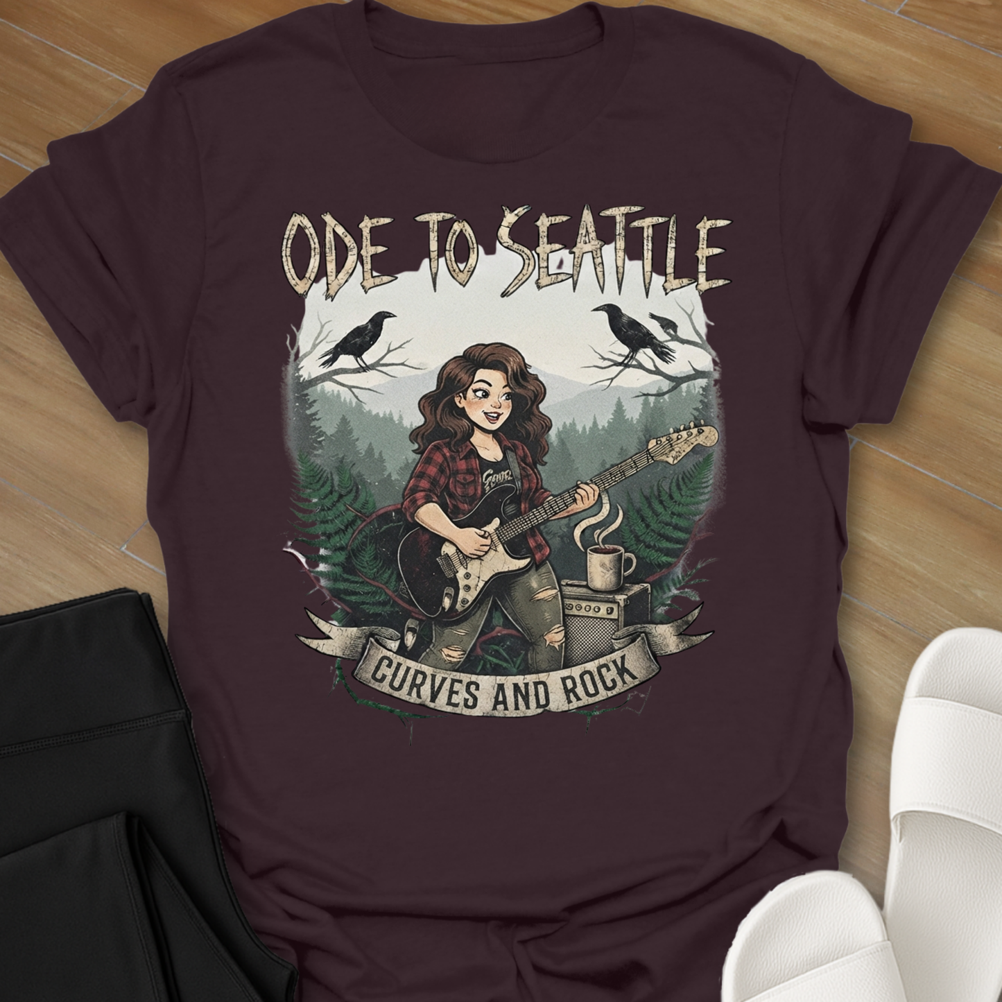 Curves and Rock T-Shirt