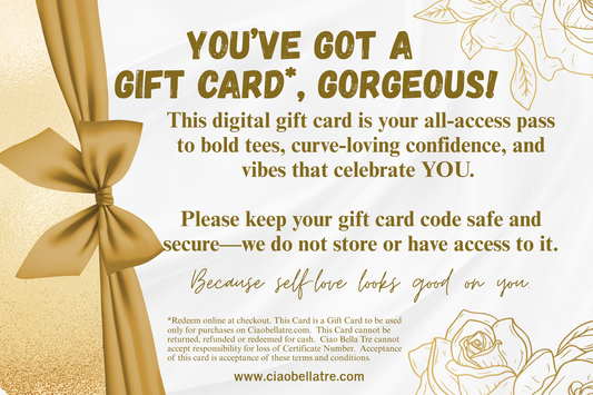 Ciao Bella Tre Gift Card