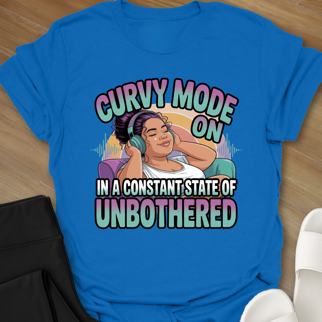 Curvy Mode On T-Shirt