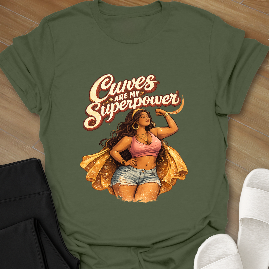 Curves are My Superpower T-Shirt