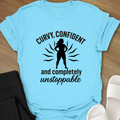 Curvy Girl Completely Unstoppable T-Shirt