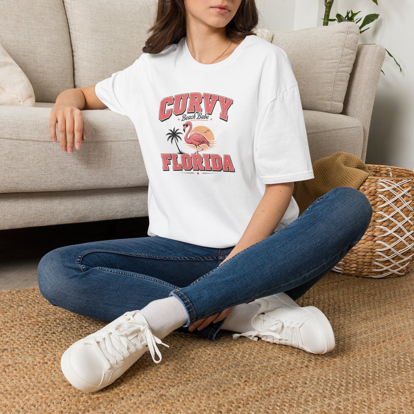 Florida Curvy Beach Babe T-Shirt