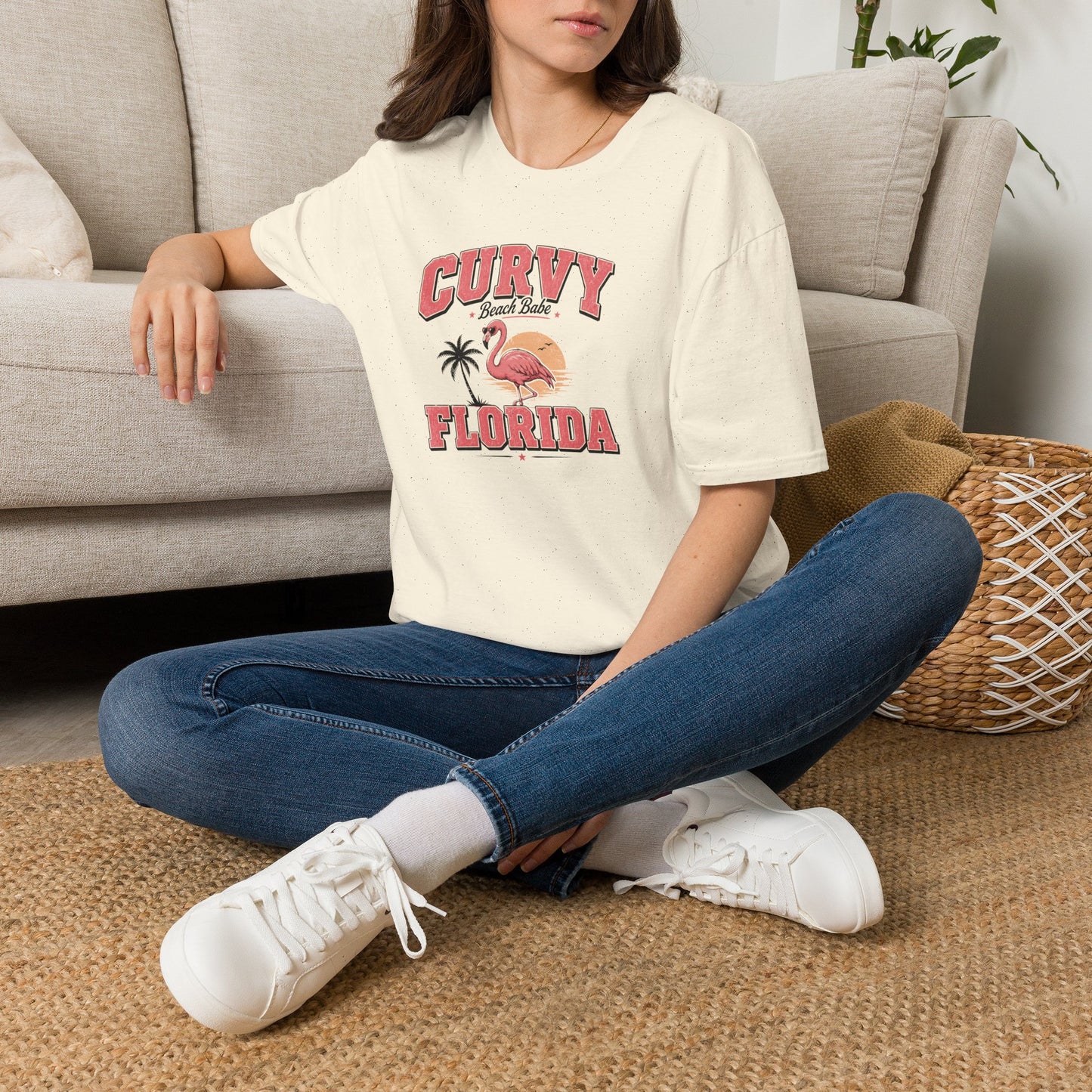 Florida Curvy Beach Babe T-Shirt