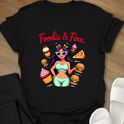Curvy Foodie & Fine T-Shirt