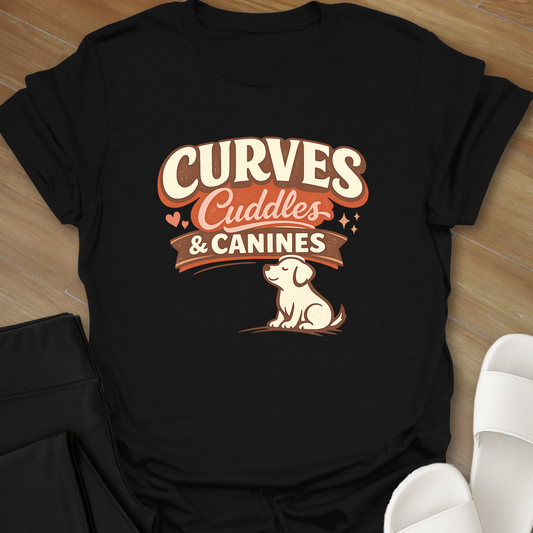 Curves Cuddles & Canines T-Shirt