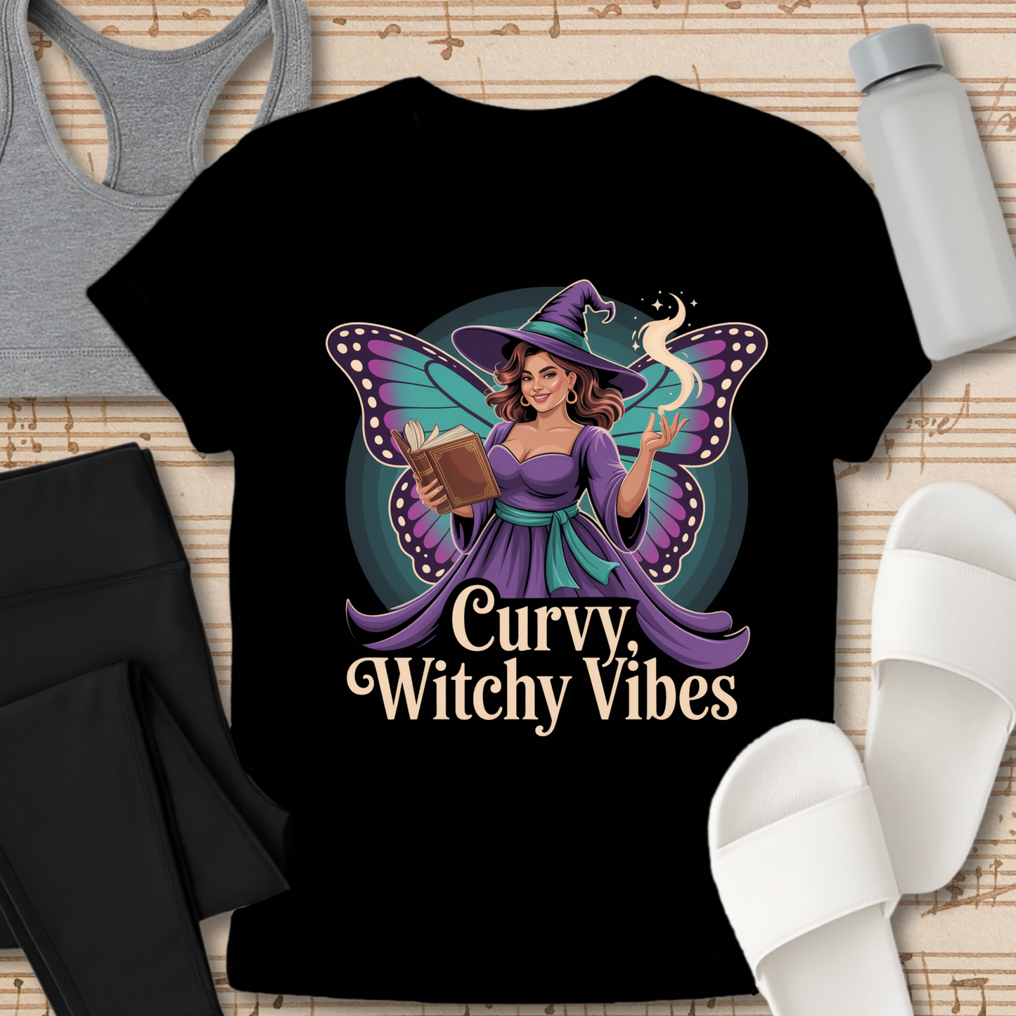 Curvy Witchy Vibes T-Shirt