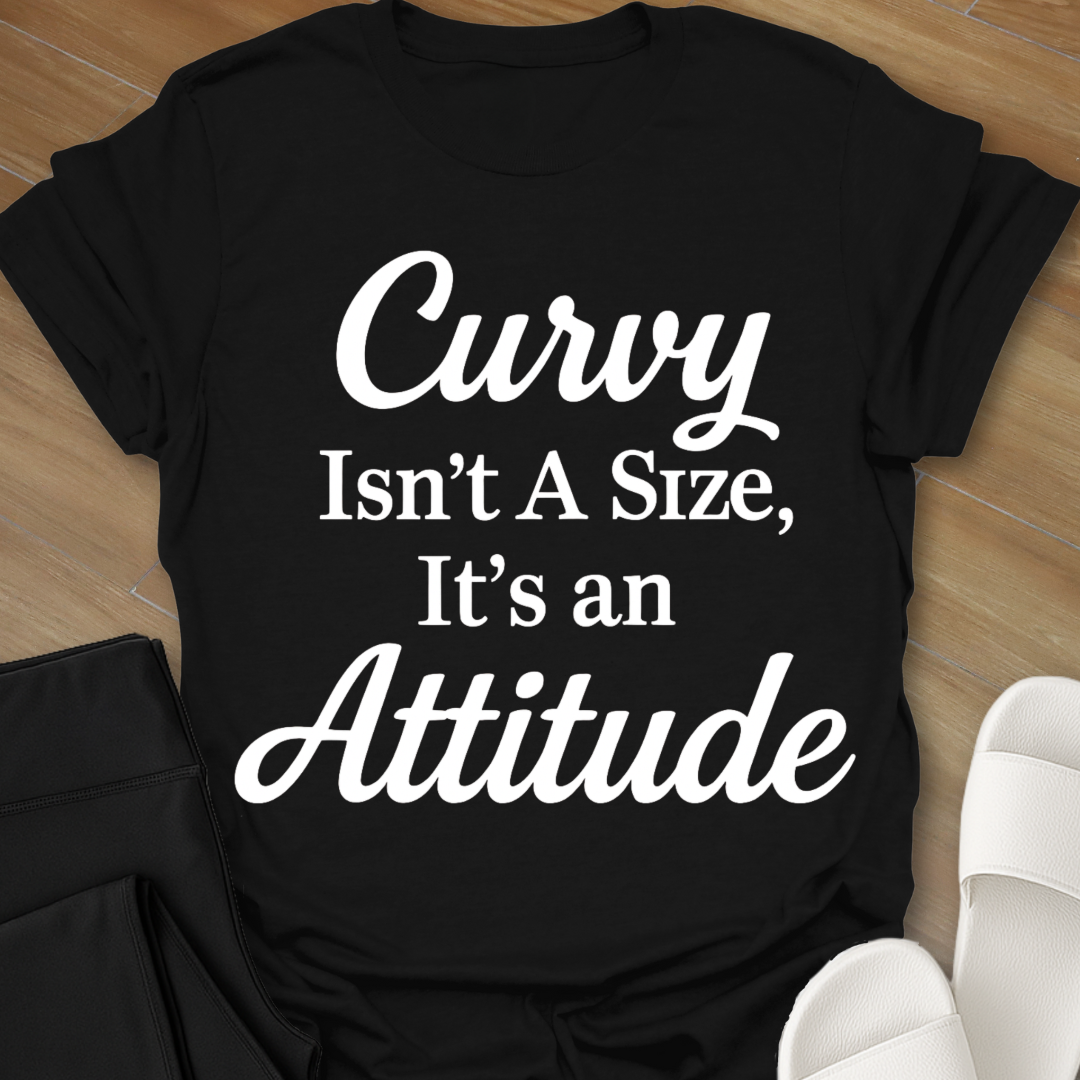 Curvy Isn't A Size, It's An Attitude T-Shirt