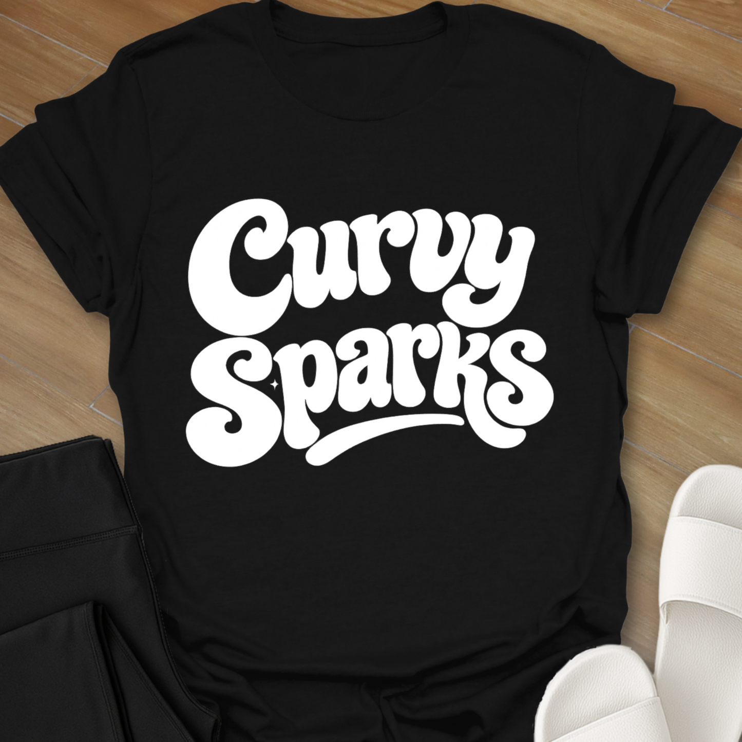 Curvy Sparks T-Shirt