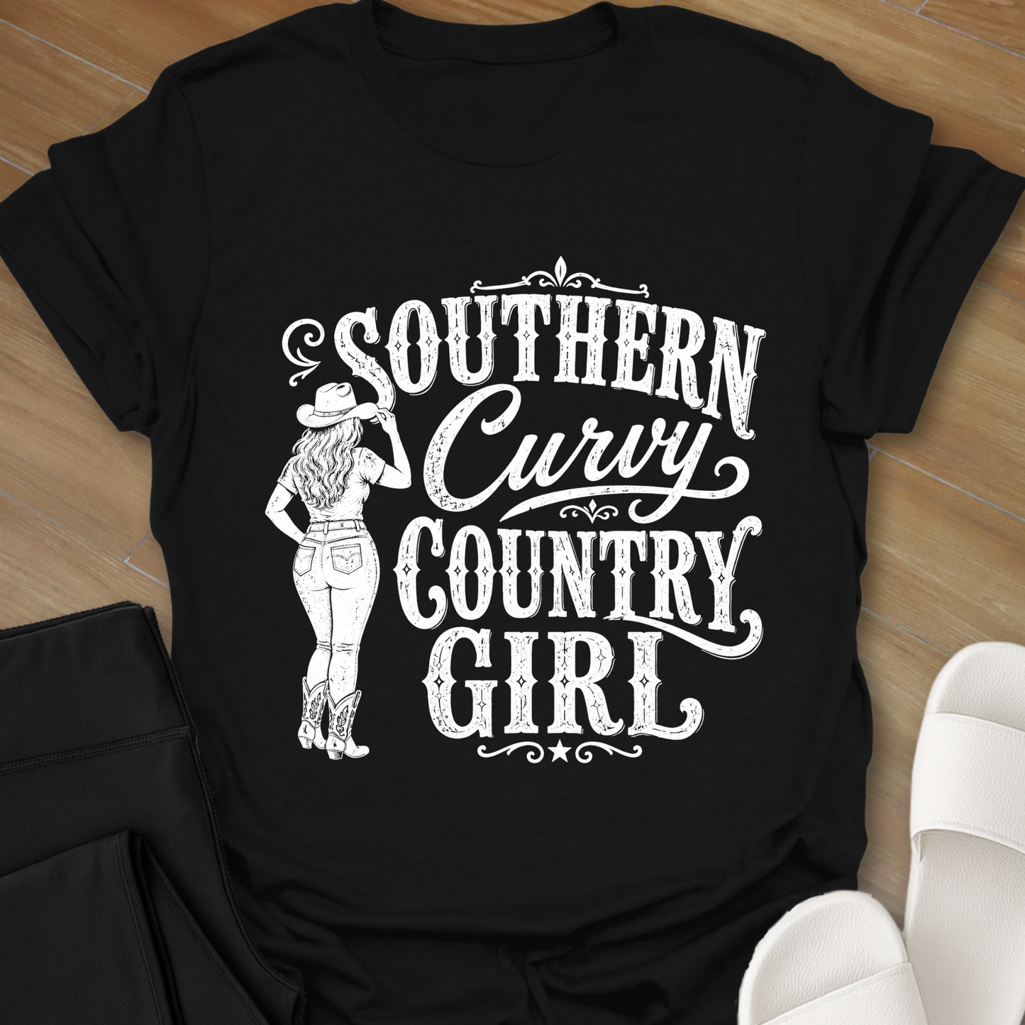 Southern Curvy Country Girl 2 T-Shirt