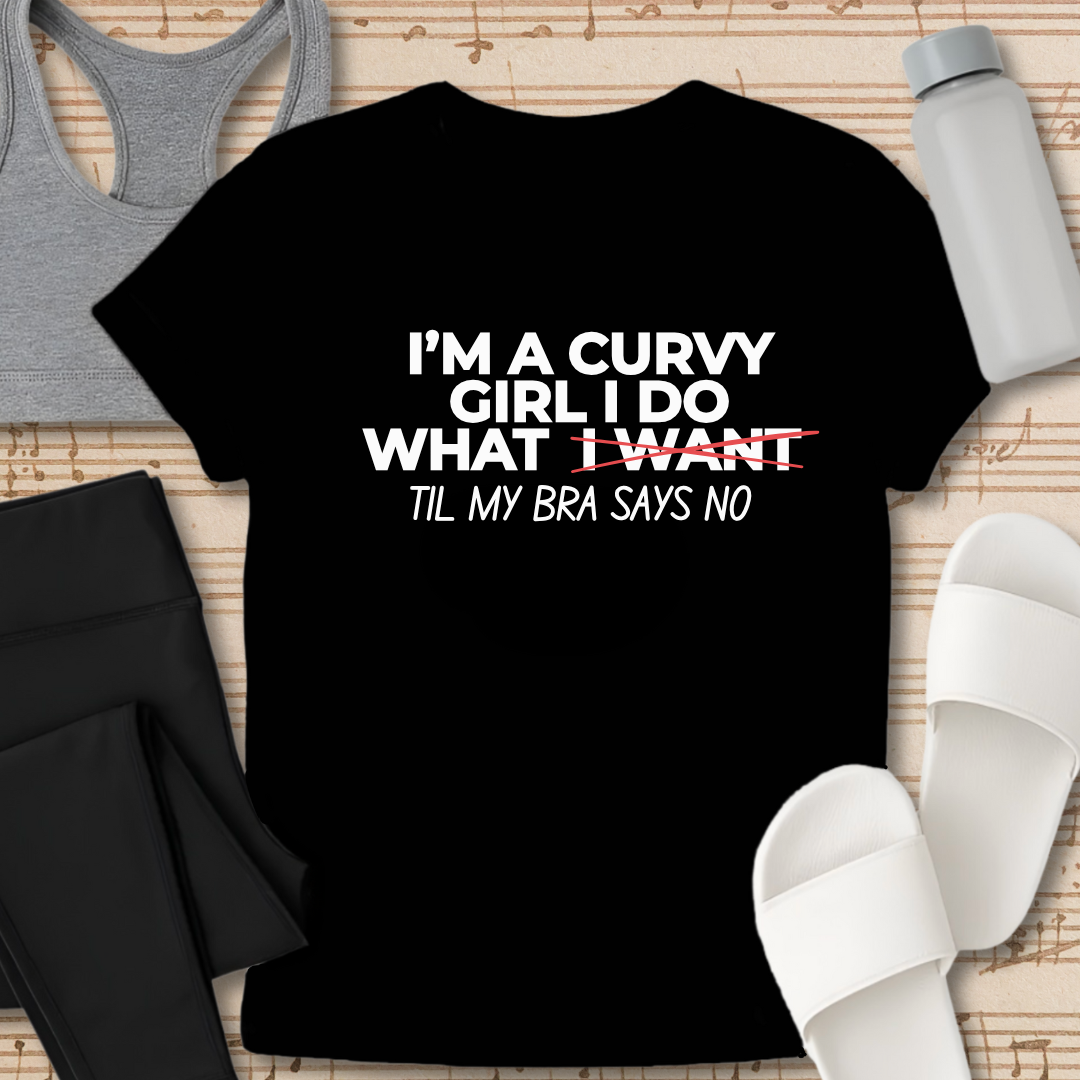 Bra Says No T-Shirt