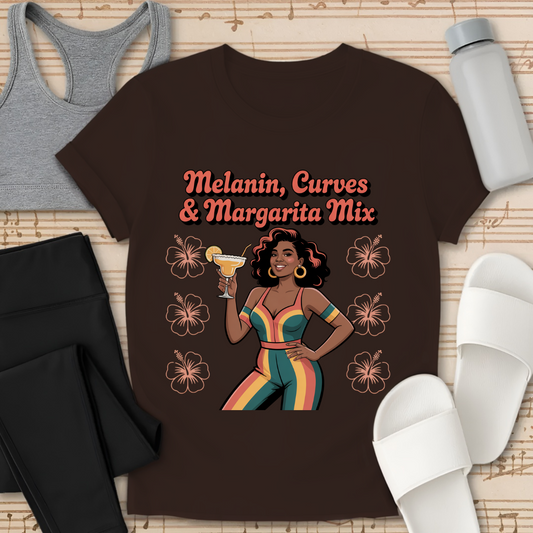 Melanin Curves Vibes T-Shirt