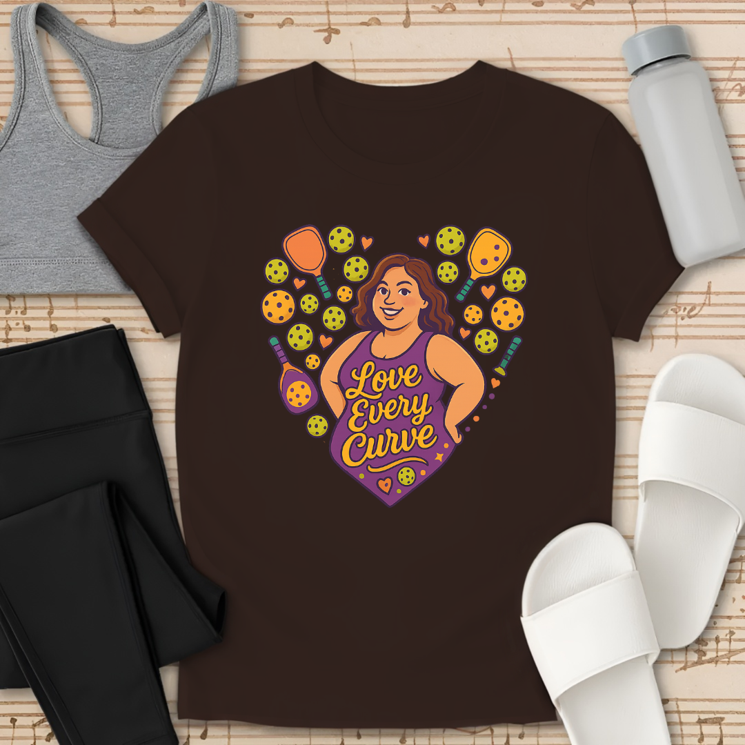 Pickleball: Love Every Curve T-Shirt