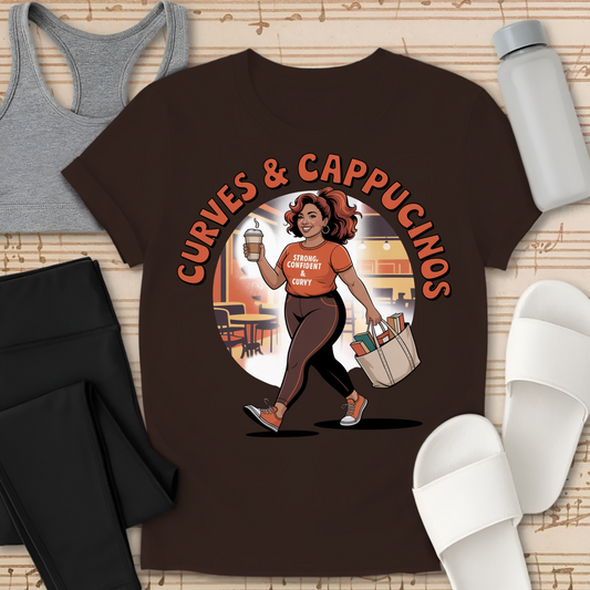 Curves and Cappucinos T-Shirt