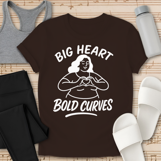 Big Heart, Bold Curves T-Shirt