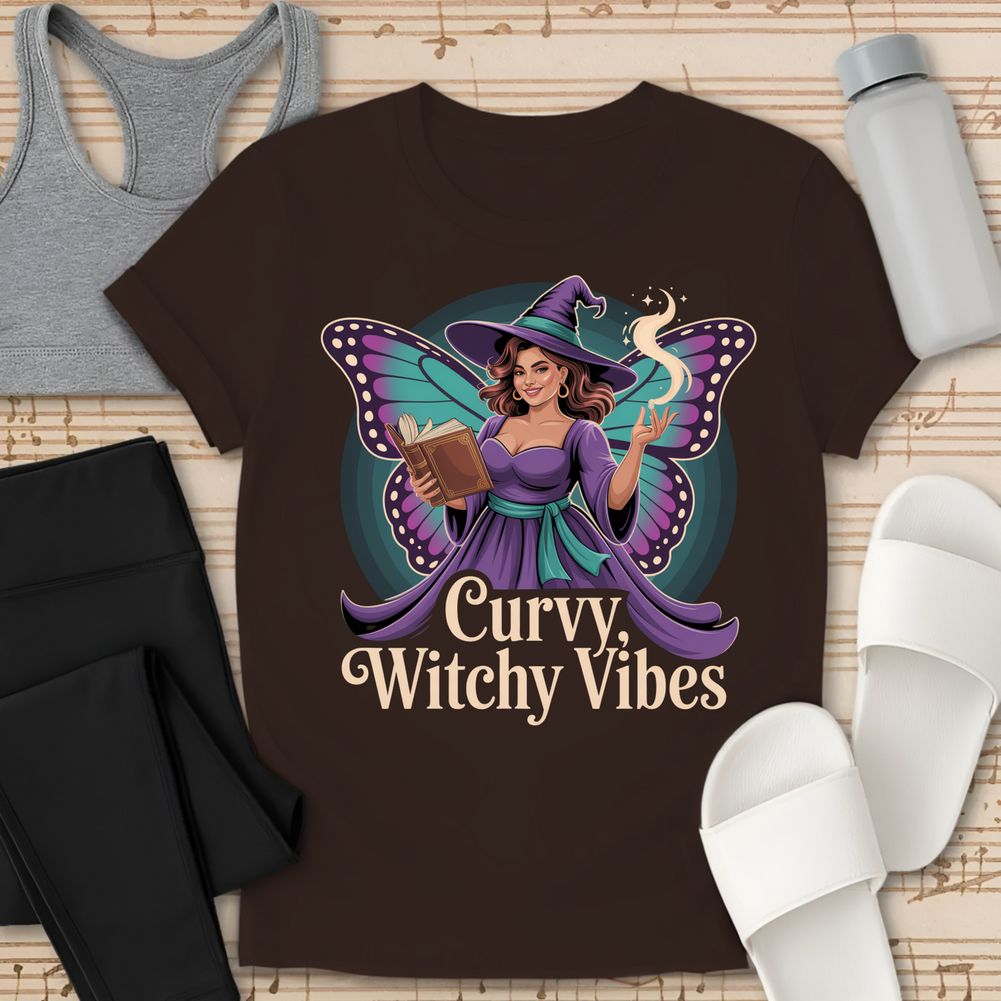 Curvy Witchy Vibes T-Shirt